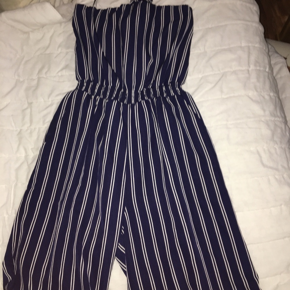Striped jumpsuit